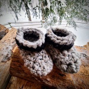 6 month Baby Booties